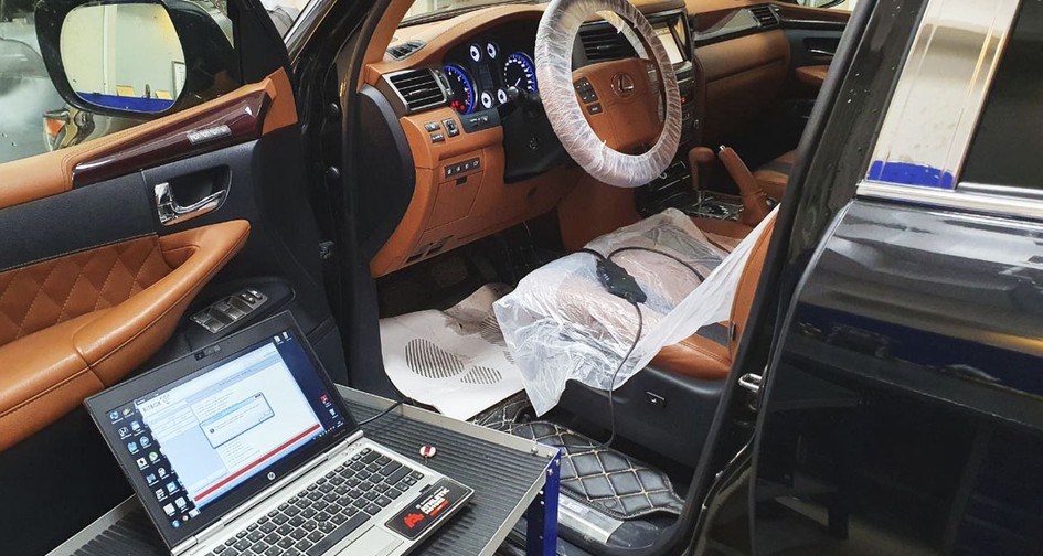 Чип тюнинг и программное отключение системы вторичного воздуха Lexus LX 570