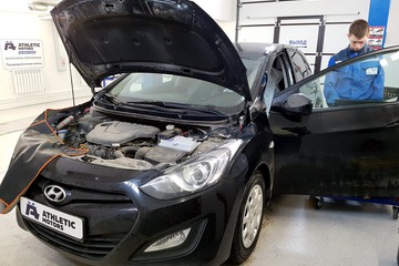 Чип тюнинг Hyundai i30 и установка пламегасителя вместо катализатора