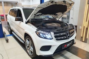 Чип тюнинг Mercedes Benz GLS 350d 3.0 (249 л.с.). Отключение и удаление мочевины AdBlue. Удаление сажевого фильтра. Отключение клапана EGR