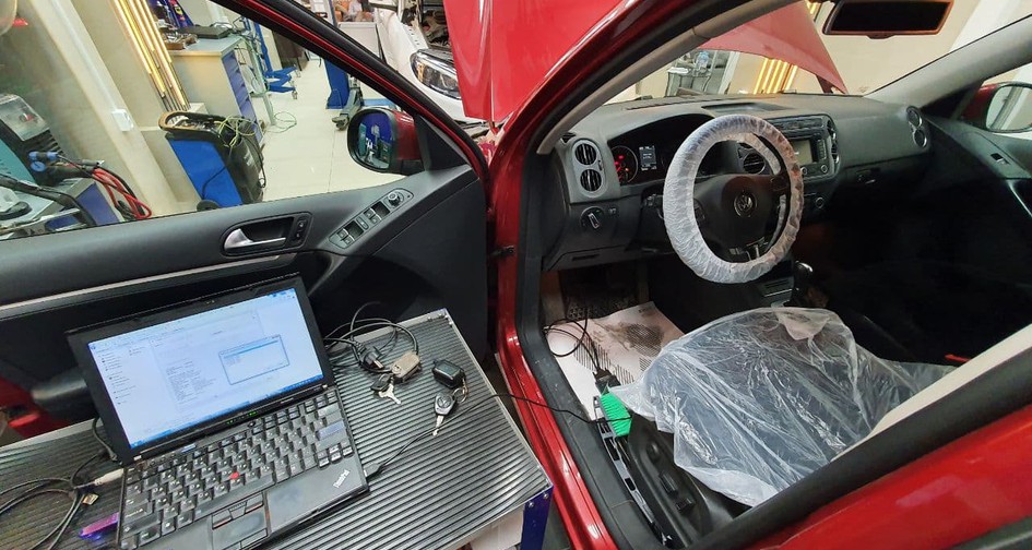 Чип тюнинг Volkswagen Tiguan TDI. Отключение EGR и очистка впускной системы от сажи