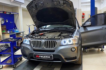 Чип-тюнинг BMW X3 3.0 (249 л.с.). Отключение EGR и сажевого фильтра DPF. Очистка впускной системы от сажи. Удаление сажевого фильтра