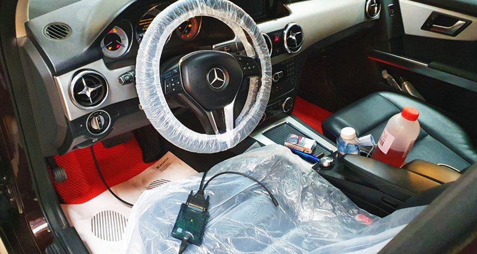 Чип-тюнинг Mercedes-Benz GLK 220 CDI 2.1 (170 л.с.). Отключение клапана EGR. Чистка впускной системы от сажи. Удаление сажевого фильтра DPF и изготовление pipe