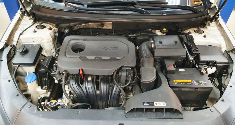 Чип-тюнинг Hyundai Sonata 2.4 GDI (188 л.с.). Удаление заводского катализатора c заменой на металлический ремонтный