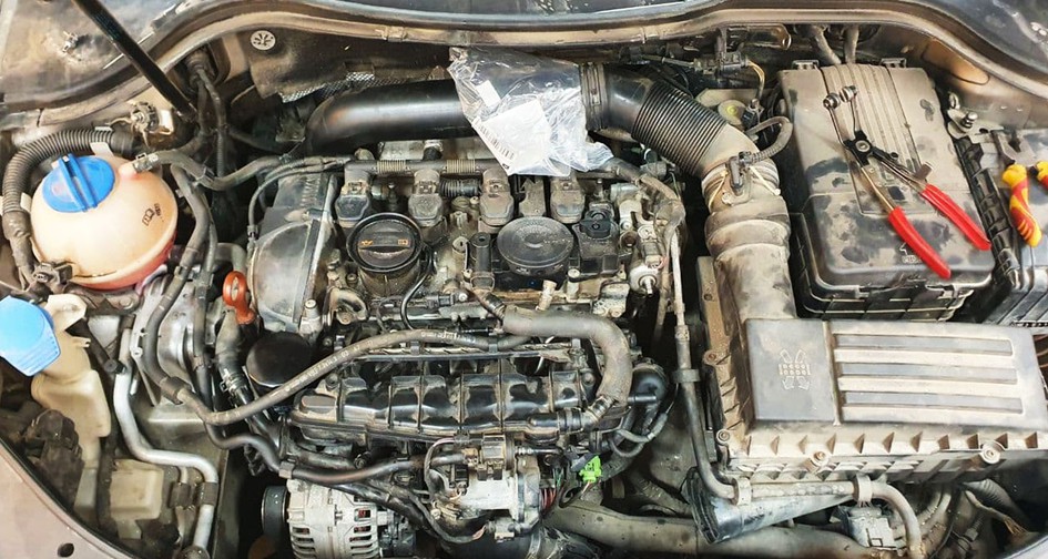 Чистка клапанов и форсунок на Volkswagen Passat B7 1.8 TSI (152 л.с.)