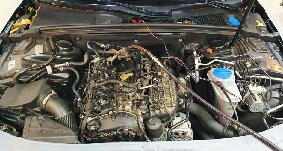 Чип-тюнинг Audi A4 2.0 TFSI  (225 л.с.). Чистка клапанов и форсунок