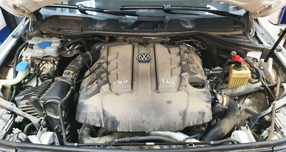 Чип-тюнинг Volkswagen Touareg (FL) 3.0 TDI (245 л.с.). Отключение клапана EGR. Ультразвуковая чистка впускной системы от сажи
