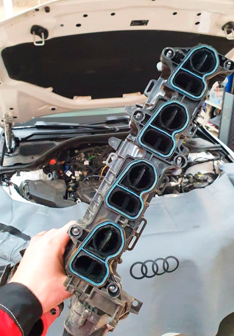 Чистка впуска от сажи и отключение клапана EGR на BMW 3 Series 320D (G20) 2.0 (190 л.с.). Чип-тюнинг