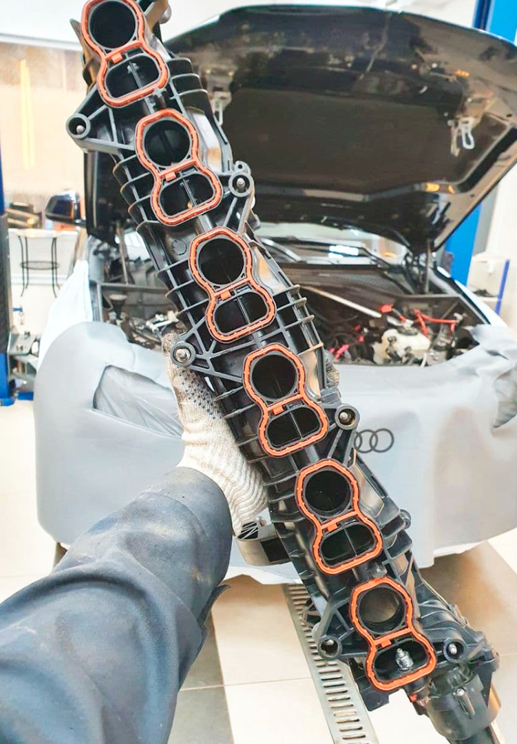 Чип-тюнинг BMW X6 (F16) 40d 3.0 (313 л.с.). Ультразвуковая чистка впуска. Удаление сажевого фильтра