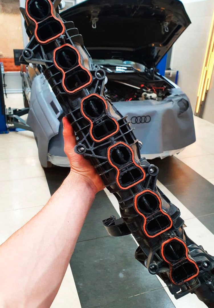 Чип-тюнинг BMW X6 (F16) 40d 3.0 (313 л.с.). Ультразвуковая чистка впуска. Удаление сажевого фильтра