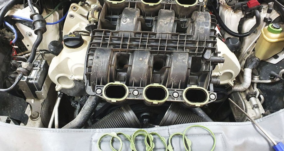 Чистка впускных клапанов и форсунок на Porsche Panamera 4 V6 (3.6, 310 л.с.). Чип-тюнинг