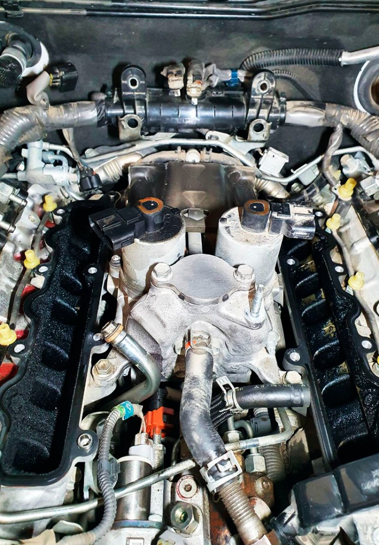 Чип-тюнинг Lexus LX450D (272 л.с.). Чип-тюнинг АКПП. Отключение клапана ЕГР. Чистка впускного коллектора