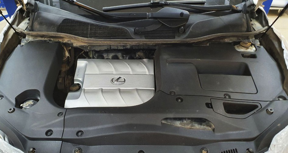 Удаление катализатора и установка пламегасителя на Lexus RX350 (AL10) 3.5 (277 л.с.). Чип-тюнинг