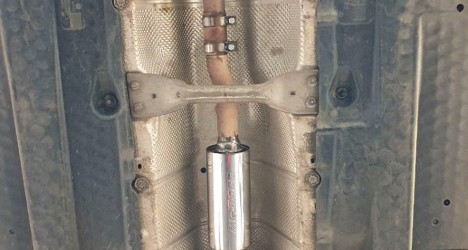 Удаление катализатора Skoda Octavia A5 1.6 MPI (102 л.с.). Установка пламегасителя. Чип-тюнинг