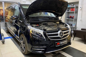 Удаление сажевого фильтра Mercedes-Benz V250D 2.1 (190 л.с.). Чип-тюнинг