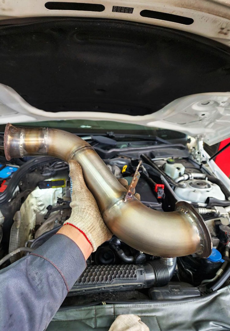 Удаление катализатора Mercedes-benz E200 (W212) 2.0 (184 л.с.). Чистка клапанов и форсунок. Чип-тюнинг