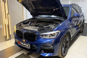 Чистка впуска и радиаторов на BMW X3 (G01) 20d 2.0 (190 л.с.). Чип-тюнинг