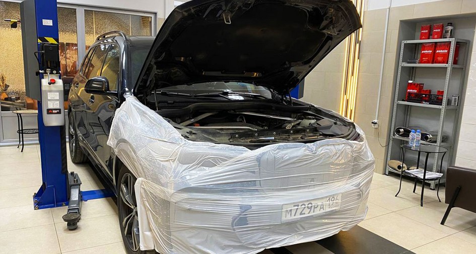 Чистка впускной системы BMW X7 (G07) 30d 3.0 (249 л.с.). Чип-тюнинг